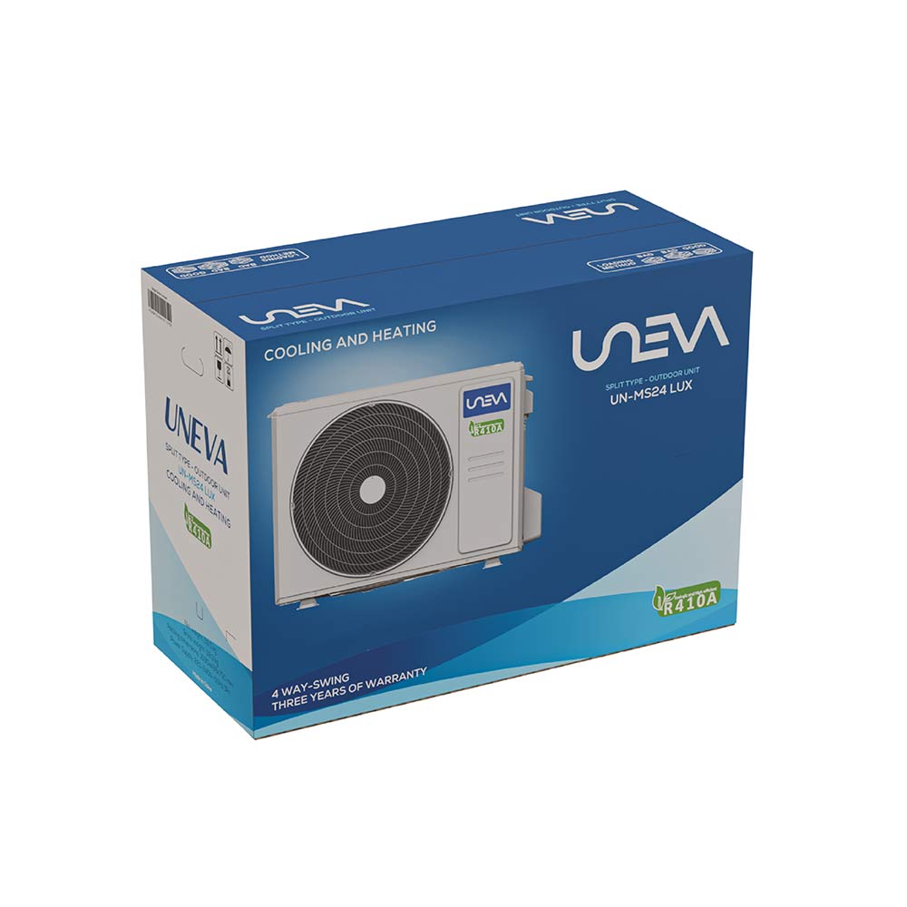 جعبه کولر گازی اسپلیت UNEVA مدل UN-MS24 LUX - سری LUX جعبه کولر گازی اسپلیت UNEVA مدل UN-MS24 LUX - سری LUX