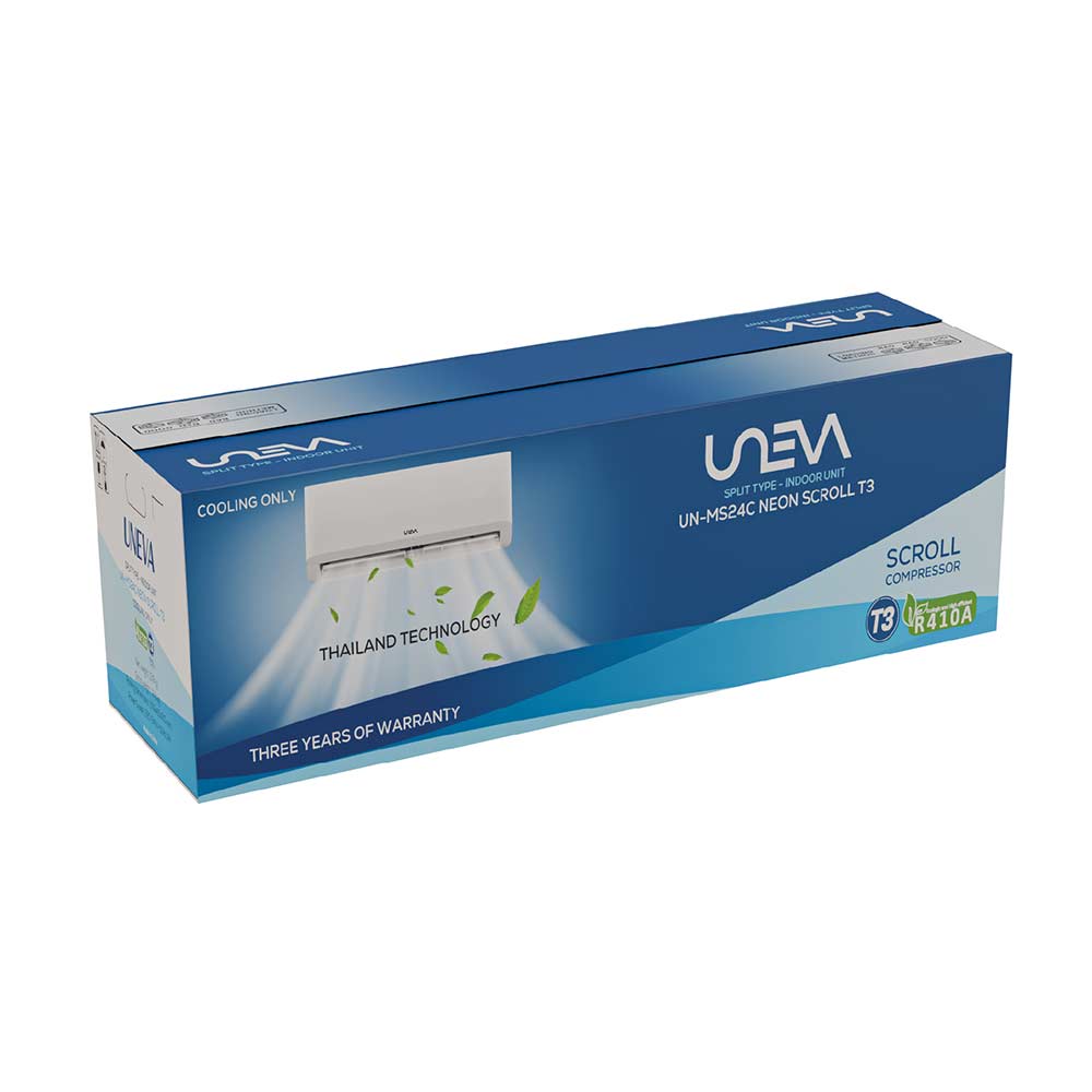 جعبه کولر گازی UNEVA مدل UN-MS24C NEON SCROLL T3 جعبه کولر گازی UNEVA مدل UN-MS24C NEON SCROLL T3